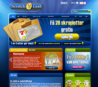 gratis skraplotter på Scratch2Cash